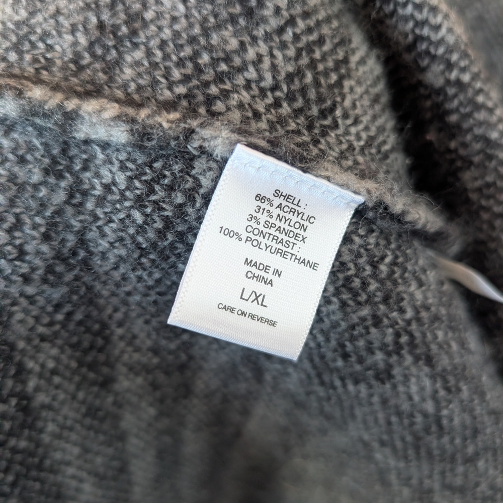 New York & Company Black and Blue Long Cardigan - Picture 3 of 10